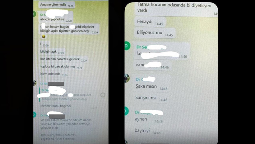 Doktorların Grubundaki Mesajlar İfşa Oldu! Kadın Hastalara Skandal Sözler - Resim : 1