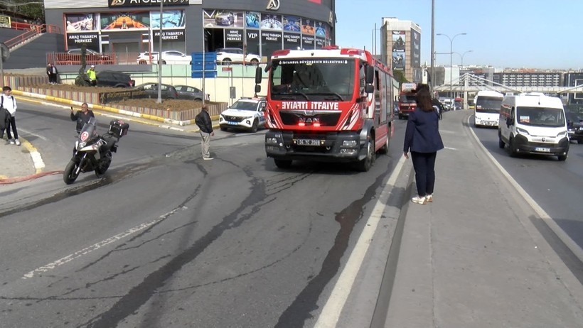 Küçükçekmece'de Yurt Tadilatında Yangın! 3 İşçi Dumandan Etkilendi - Resim : 1