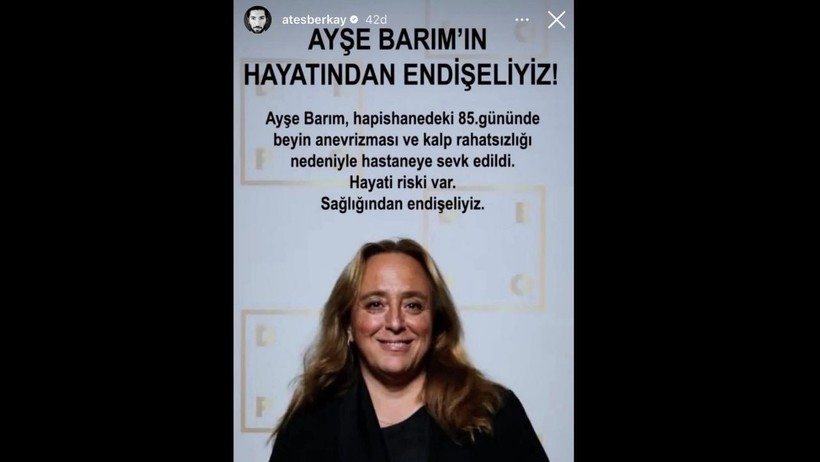 Hastaneye Kaldırıldığı İddia Edildi: Ünlülerden Ayşe Barım Tepkisi - Resim : 2