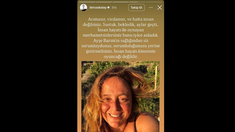 Hastaneye Kaldırıldığı İddia Edildi: Ünlülerden Ayşe Barım Tepkisi - Resim : 3
