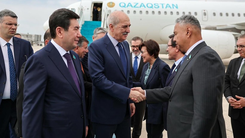TBMM Başkanı Kurtulmuş, Kazak Mevkidaşı Koşanov’la Görüştü - Resim : 1