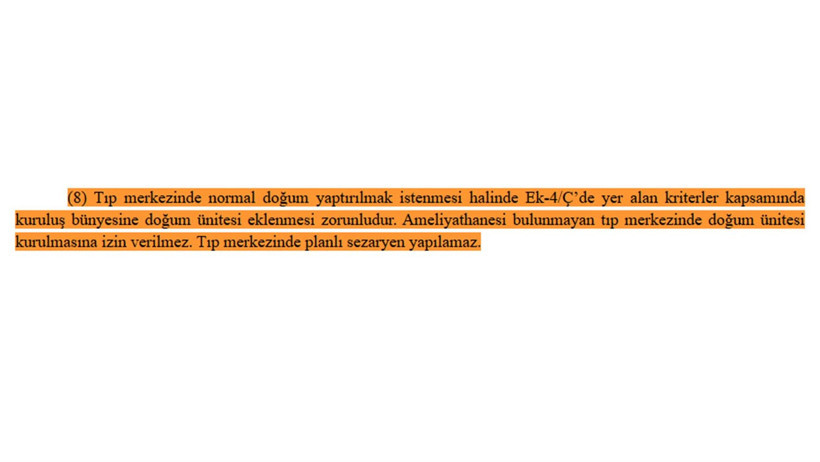 Sağlık Bakanlığı’ndan Kafaları Karıştıran Yönetmelik! Tıp Merkezi'nde Sezaryen Yasaklandı mı? - Resim : 1