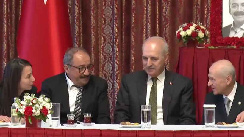 TBMM'de Anma Töreni... Bahçeli 99 Gün Sonra Sırrı Süreyya İçin Meclis'te - Resim : 2