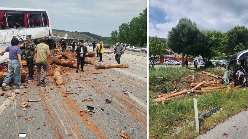 Çanakkale'de Zincirleme Kaza! Ölü ve Yaralılar Var - Resim : 2
