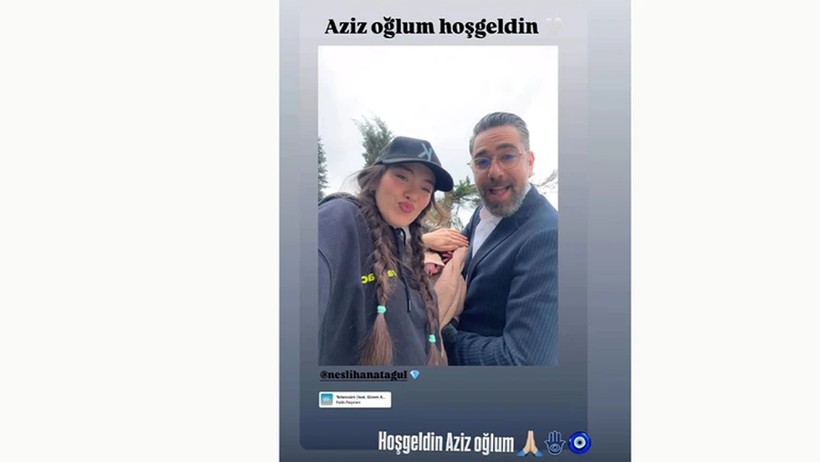 Neslihan Atagül'den Bebeği Aziz ile İlk Poz! Büyük Değişimi Görenler İnanamadı - Resim : 1