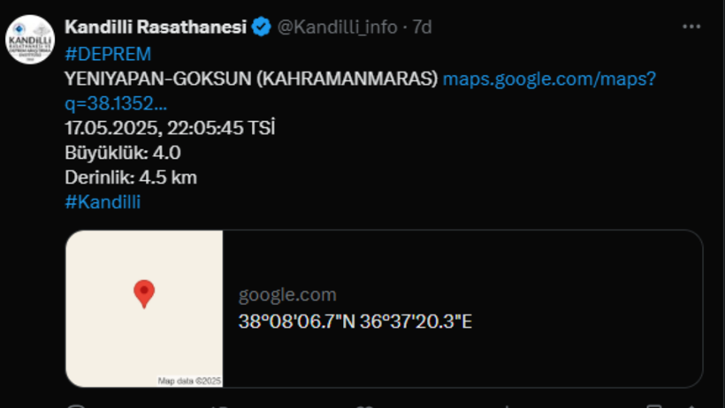 Kahramanmaraş'ta Korkutan Deprem - Resim : 3