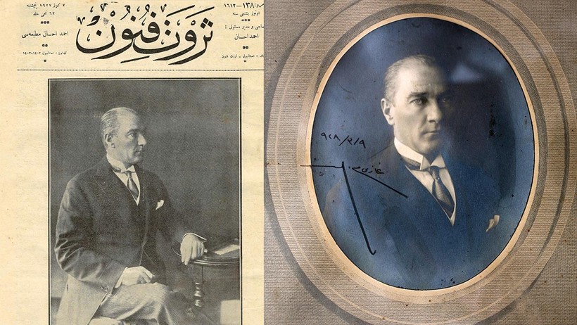 Atatürk'ün Stüdyo Fotoğraf Çekiminde, Videosu da Olduğu Ortaya Çıktı! Bilinmeyen Kareler, Eşsiz Görüntüler... - Resim : 2