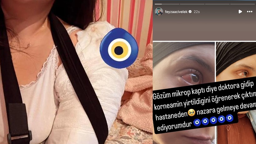 Kızılcık Şerbeti'nin Nilay'ı Feyza Civelek Yine Hastanelik Oldu! Görenler Korkudan Bakamadı - Resim : 2