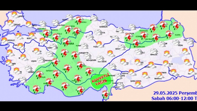 Meteoroloji Uyardı: O İllerde Yağış Alarmı! Yağmur Fena Vuracak - Resim : 1
