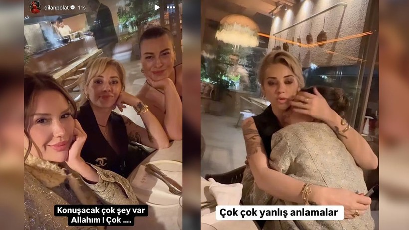 ‘Ölsem Oturmam’ Demişti… Feyza Altun ile Dilan Polat Aynı Masada! Olay Yaratan Buluşma - Resim : 2
