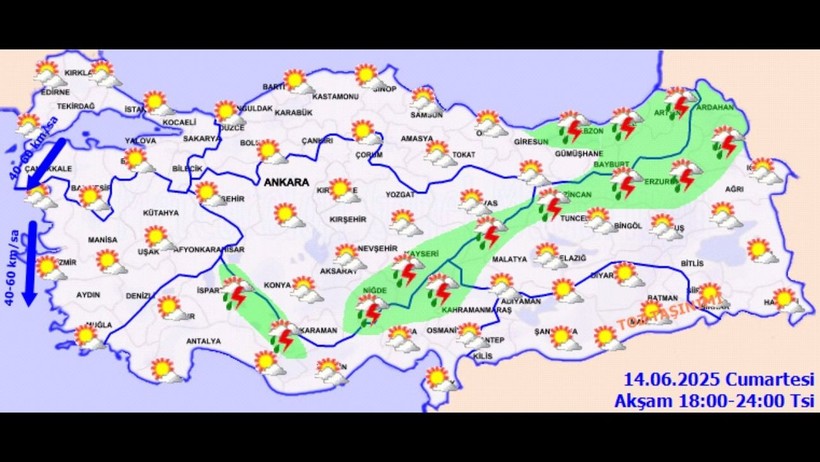 Meteoroloji Tek Tek Uyardı: O Bölgelerde Yağış Alarmı - Resim : 2