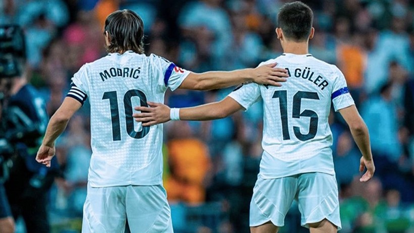 Real Madrid'de Bayrak Değişimi! Luka Modric Yerine Arda Güler - Resim : 1