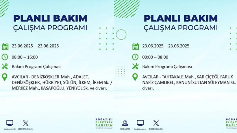 İstanbul'da Büyük Elektrik Kesintisi: BEDAŞ Duyurdu! İşte 23 Haziran İlçe İlçe, Mahalle Mahalle Elektrik Kesilecek Yerler - Resim : 5