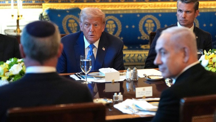 Beyaz Saray'da Kritik Görüşme: Netanyahu Gazze İçin Planını Açıkladı, Trump'ı Nobel Barış Ödülü'ne Aday Gösterdi - Resim : 2