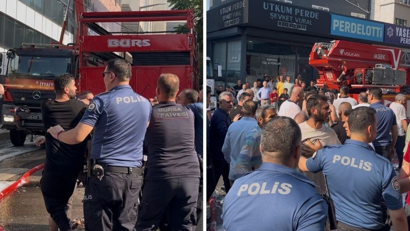 Yangında İtfaiye Ekiplerine Saldırı: Polis Biber Gazı Kullandı - Resim : 2