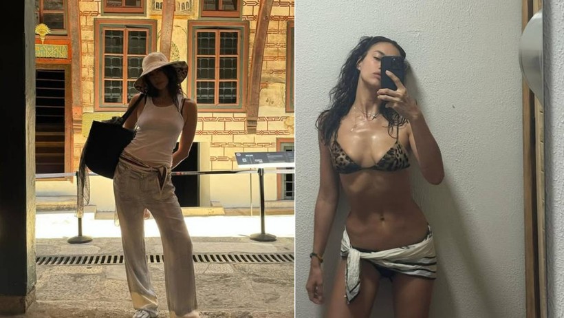 Dünyaca Ünlü Model Irina Shayk'tan İstanbul'da 'Medusa'lı Poz - Resim : 2