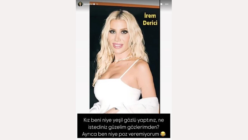 İrem Derici'yi Hayrete Düşüren Fotoğraf! Görünce Kendisi Bile Tanıyamadı - Resim : 2
