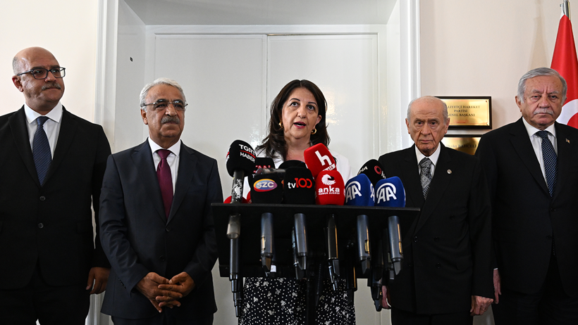 DEM Parti'den Özel'i Ziyaret Sonrası İlk Açıklama - Resim : 7