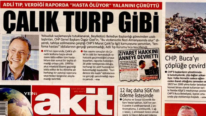 Yeni Akit’ten Skandal Manşet! 'Turp Gibi' Diyerek Murat Çalık'ı Hedef Gösterdiler - Resim : 3