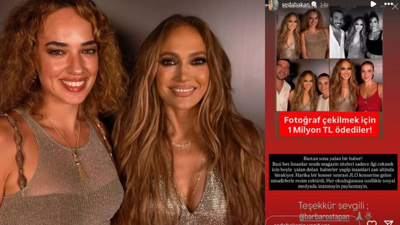 Jennifer Lopez Pozu Olay Oldu: Fotoğraf Çektirmek İçin 1 Milyon TL mi Ödedi? Seda Bakan Sessizliğini Bozdu - Resim : 1