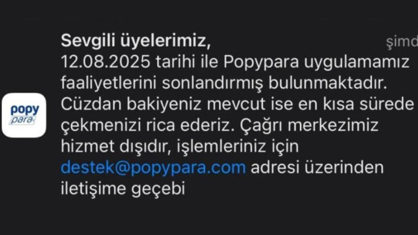Papara ile Yarışıyordu! Tüm Müşterilerine Mesaj Gitti: Hesaptaki Paranızı Hemen Çekin - Resim : 2