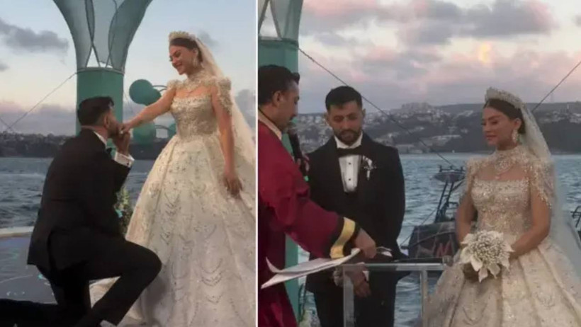 Ünlü Şarkıcı Burak Bulut İle Eda Sakız Evlendi! Düğünde Cam Kutudaki Altın Şov Gündem Oldu - Resim : 2