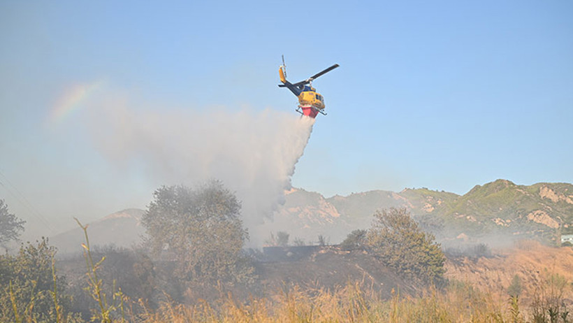 Komşu Alevlere Teslim! Yerleşim Yerleri Tehdit Altında - Resim : 1