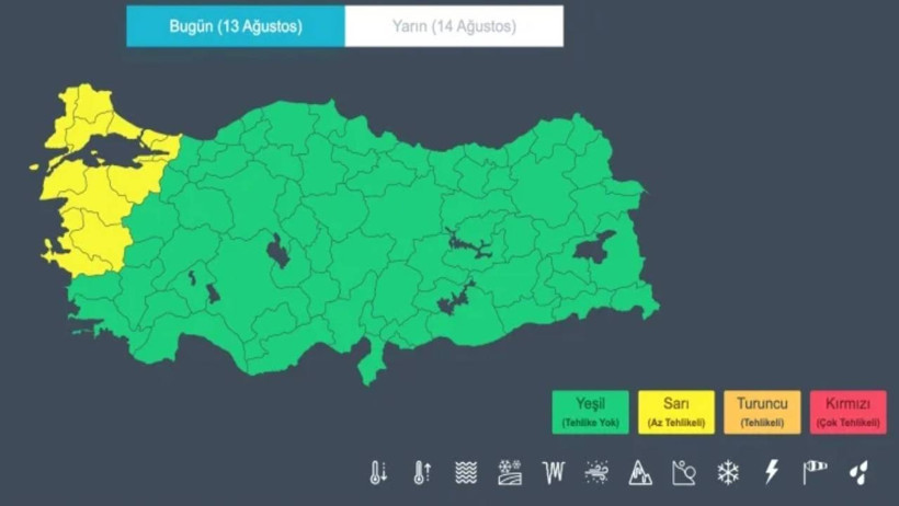 İstanbul, Çanakkale, Edirne, Bursa ve Balıkesir’de Etkisini Bir Anda Gösterecek! Taş Üstünde Taş Kalmayacak, Bugün Başlıyor Hazırlıklı Olun - Resim : 1