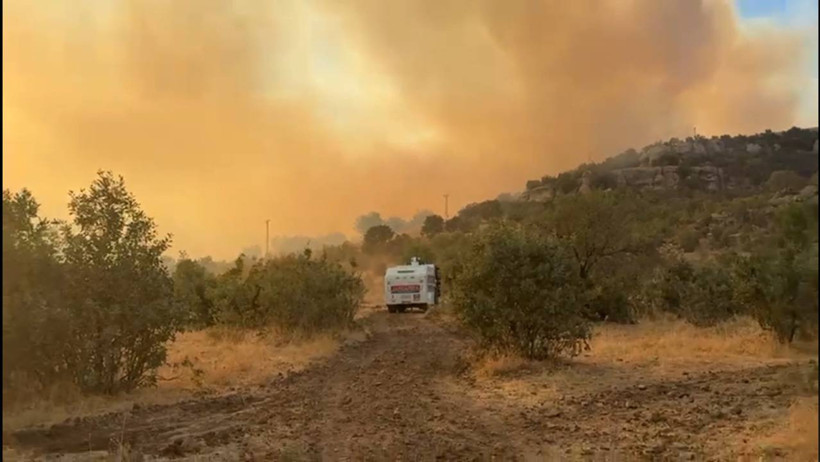 Birçok İlde Orman Yangını! İzmir, Kocaeli, Afyon, Diyarbakır ve Karaman Alev Alev - Resim : 5