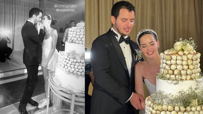 Oyuncu Ezgi Şenler'in En Mutlu Günü! Çocukluk Aşkı Ömer Gürgen İle Evlendi - Resim : 1