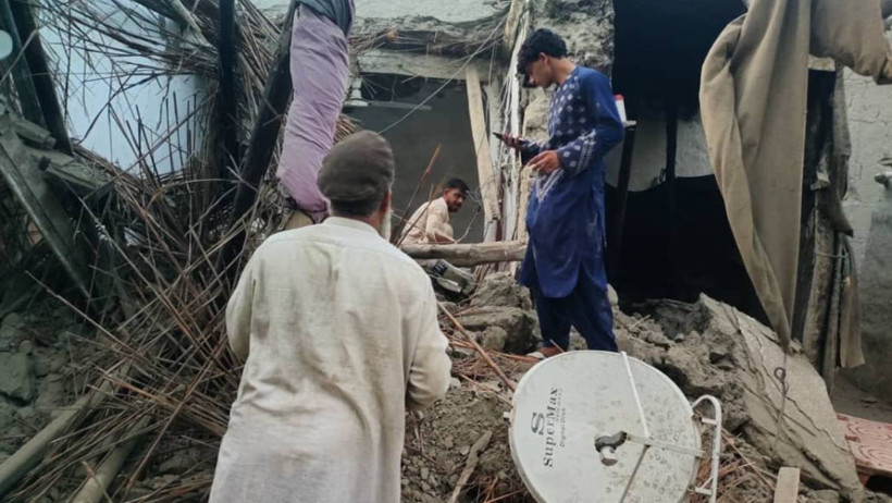 Afganistan'da 6 Büyüklüğünde Deprem: Şehir Yerle Bir Oldu, Yüzlerce Ölü ve Yaralı Var - Resim : 2