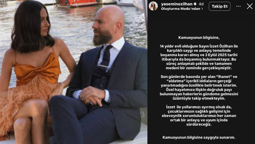 Yasemin Özilhan’dan Boşanma Sonrası Bomba Açıklama! Herkes Aldatma Söylentilerini Konuşuyordu, Gerçeği Açıkladı - Resim : 2