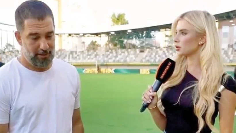 Arda Turan'ın Ukraynalı Spor Spikeri Daria Bondar Savina İle Röportajı Olay Olmuştu! Aslıhan Turan Sessizliğini Bozdu - Resim : 1