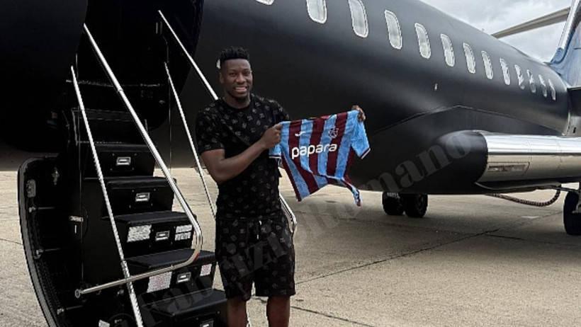 Trabzonspor Andre Onana’ya Kavuştu! Uçaktan İner İnmez Fenerbahçe’ye Gözdağını Verdi - Resim : 1