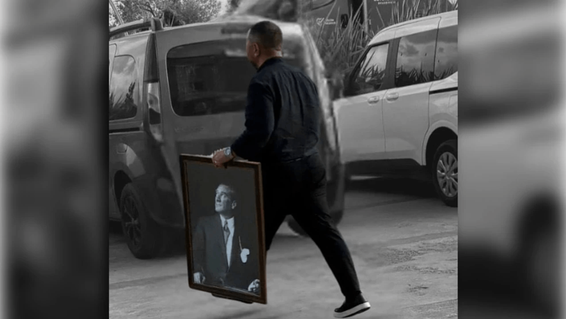 Sosyal Medya Bunu Konuştu, 'Atatürk'ü' de Aldı Gitti - Resim : 1