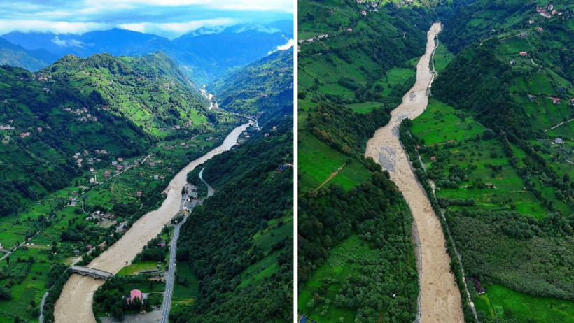Karadeniz'de Sel Felaketi! Köprü Çöktü, Yollar Kapandı; Yaralılar Var - Resim : 9