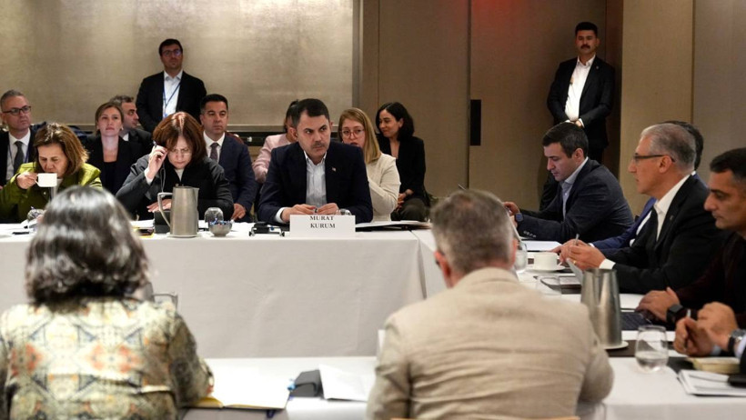 Bakan Kurum'dan ABD'de Kritik Temas - Resim : 1