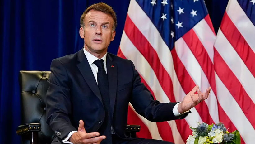 Trump ve Macron Arasında Tansiyon Yükseldi! Dünya Bu Fotoğrafı Konuşuyor, BM Genel Kurulu'na Damga Vuran Tartışma - Resim : 2