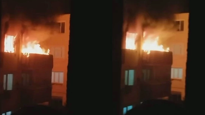 Bursa’daki Yangın Faciasının Yürek Dağlayan Görüntüsü Ortaya Çıktı! Çığlık Çığlığa Can Verdiler - Resim : 1