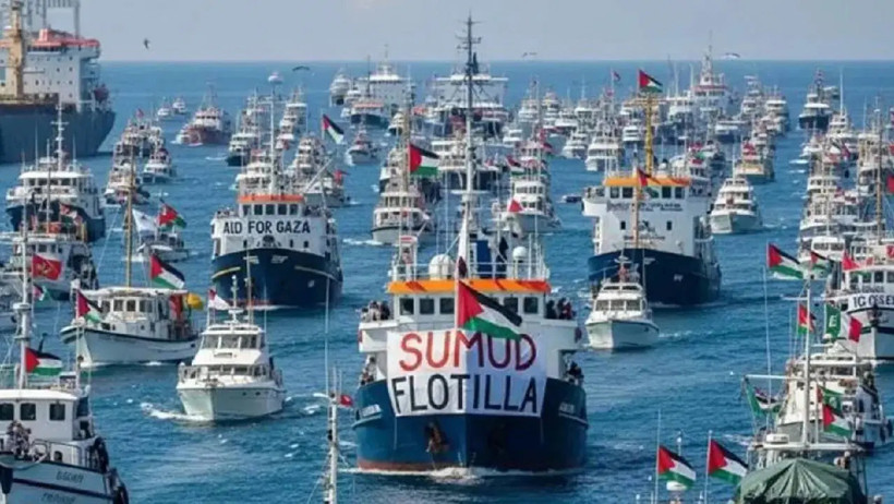Saldırı Altındaki Sumud Filosu Gazze İçin Yola Devam Ediyor: İspanya ile İtalya'dan Dev Adım - Resim : 1