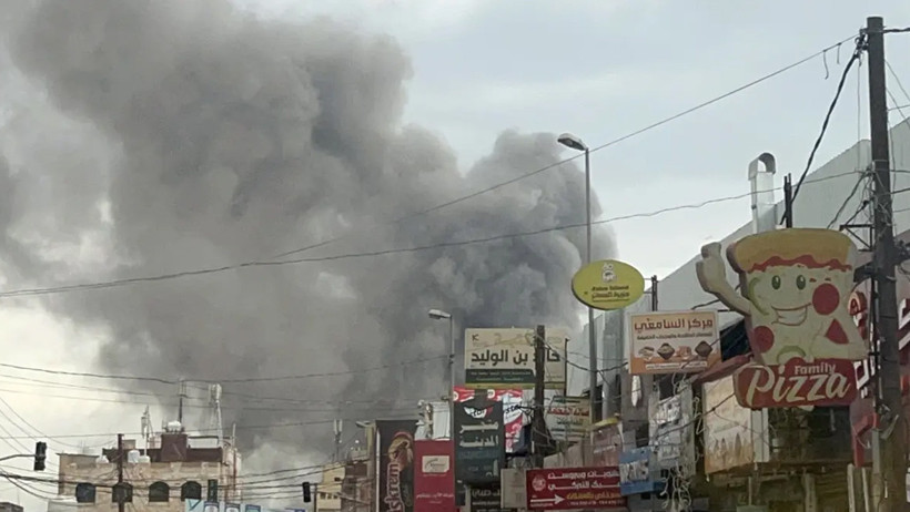 İsrail Yine Yemen'i Vurdu! 'Husilerin Kalbine Saldırı' - Resim : 1