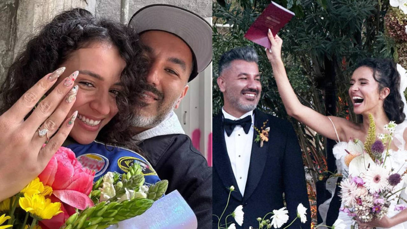 Manifest'in Kurucusu Tolga Akış İle Gizem Kaya Evlendi! İşte Mutlu Günden İlk Kare - Resim : 1