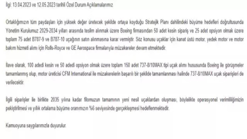Beyaz Saray’da Tarihi İmza! Türk Hava Yolları Dev Anlaşmayı Duyurdu: KAP Açıklaması Geldi - Resim : 2