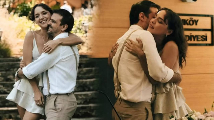 Oyuncu Seda Türkmen ile Ilgaz Giritlioğlu Sessiz Sedasız Evlendi: Nikahta Gelinlik Yerine Bakın Ne Giydi - Resim : 1