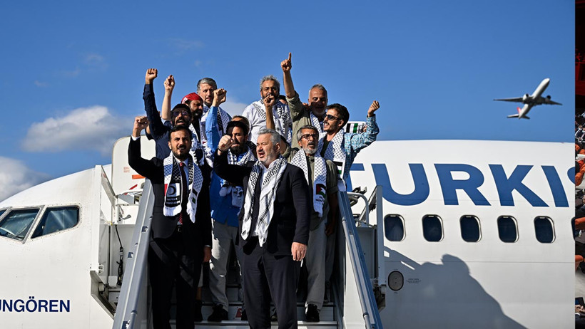 Sumud'da Alıkonulan Türkler İstanbul'a Getirildi - Resim : 2