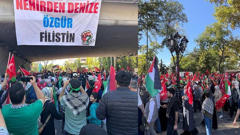 İstanbul, Ankara, İzmir… Birçok İlde Binler Bir Arada: Türkiye’de Gazze İçin Vicdan Yürüyüşü - Resim : 2