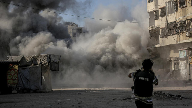 Ateşkes de Durdurmadı... İsrail'den Gazze'ye Bombardıman - Resim : 1