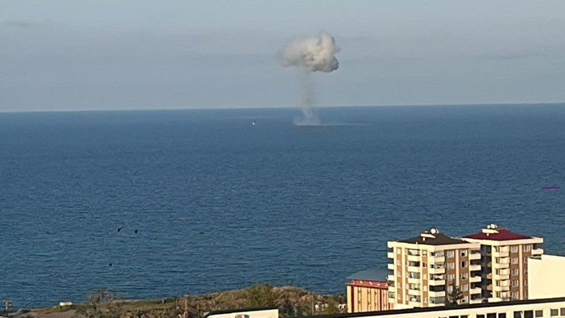Savaşın Gölgeleri Türkiye Kıyısında! Trabzon Açıklarında Patlama Paniği - Resim : 1