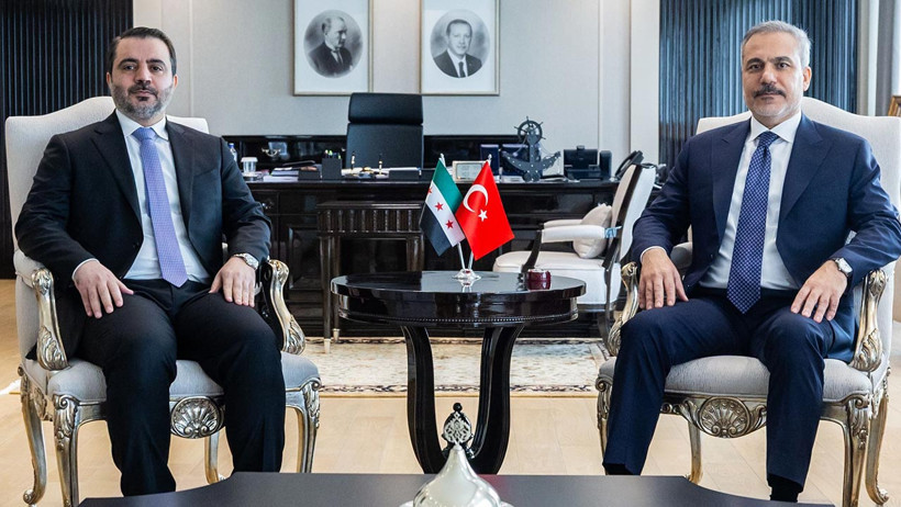 Ankara'da Kritik Temas: Bakan Fidan ile Şeybani Bir Araya Geldi - Resim : 1