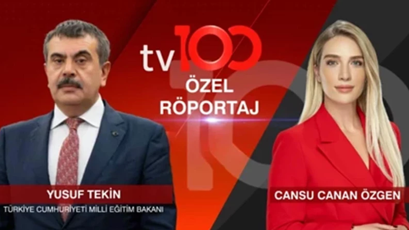 Milli Eğitim Bakanı Yusuf Tekin, Bu Akşam tv100 Özel Röportaj’da! Merak Edilen Sorulara Yanıt Verecek - Resim : 1